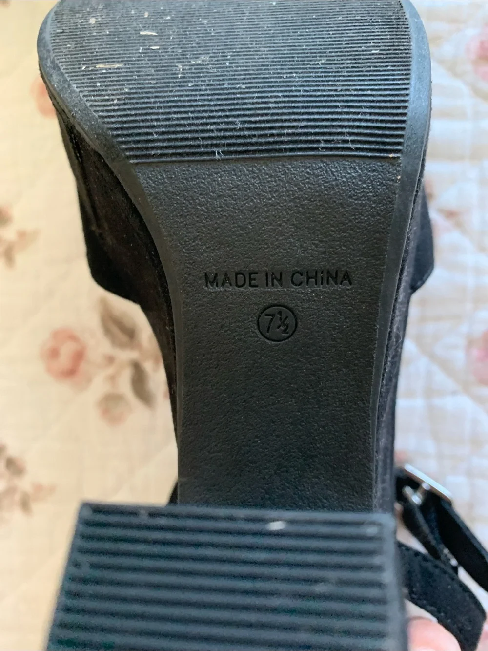 Platform T-Strap w Block Heel